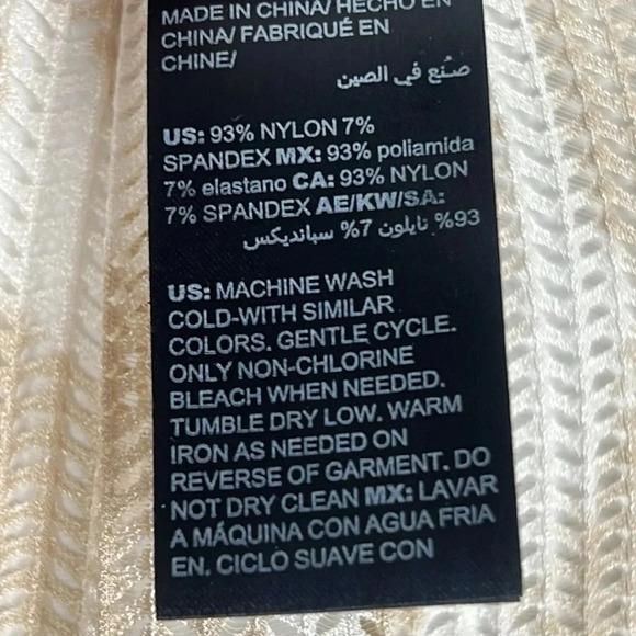 Chico’s Travelers Collection WheatMesh Open Front Cardigan Jacket Sonora Sand L - Picture 10 of 12